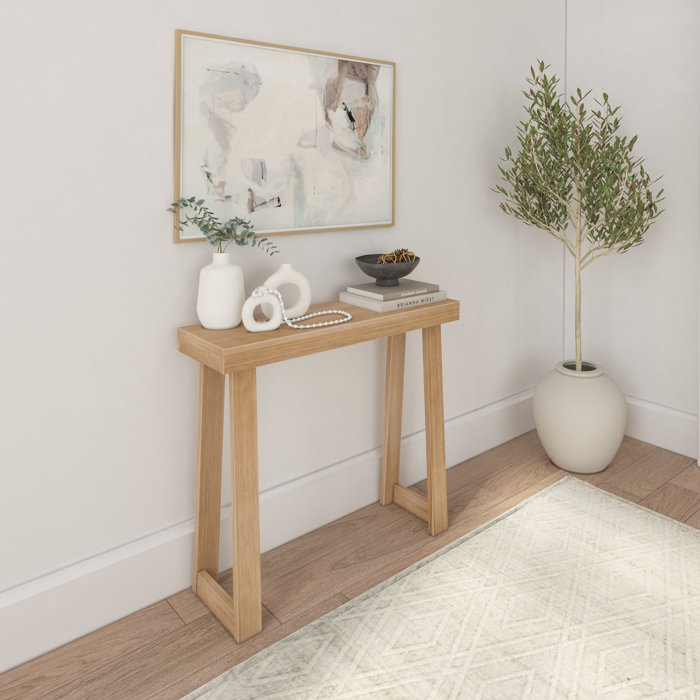 Wade Logan® Bahez Solid Wood Console Table & Reviews | Wayfair
